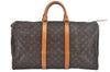 Authentic Louis Vuitton Monogram Keepall 50 Travel Boston Bag Old Model LV L0669