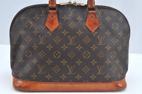 Authentic Louis Vuitton Monogram Alma Hand Bag Purse M51130 LV L0671