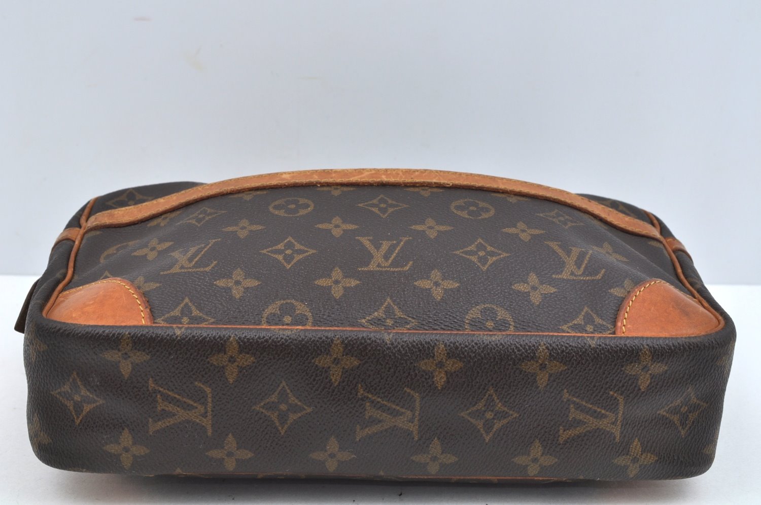 Authentic Louis Vuitton Monogram Compiegne 28 Clutch Hand Bag M51845 LV L0672