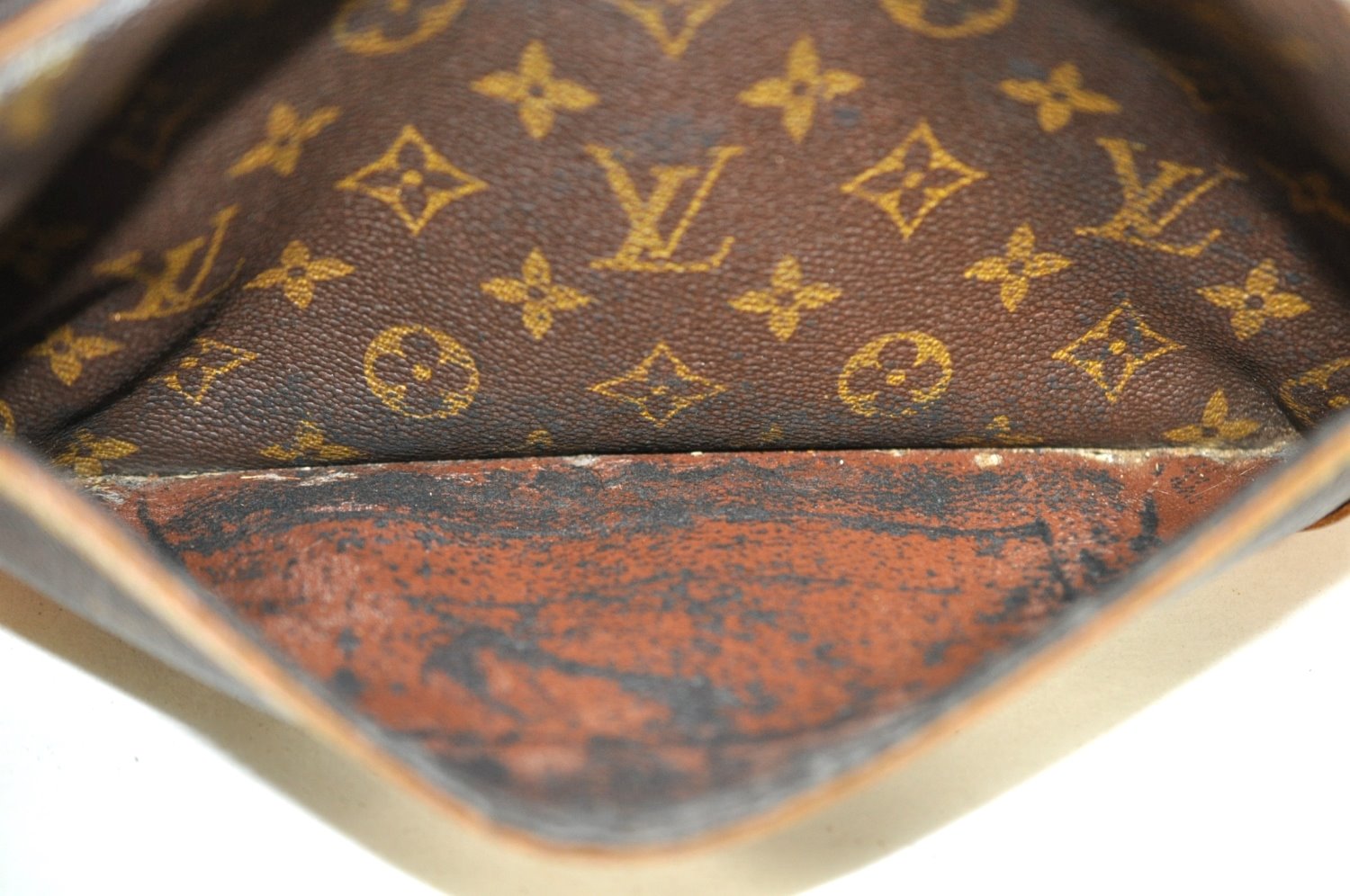 Authentic Louis Vuitton Monogram Compiegne 28 Clutch Hand Bag M51845 LV L0672