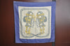 Authentic HERMES Carre 90 Scarf "BRIDES de GALA par" Silk Navy Blue L0674