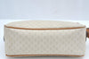 Authentic GUCCI Micro GG PVC Leather Shoulder Cross Body Bag Purse White L0678