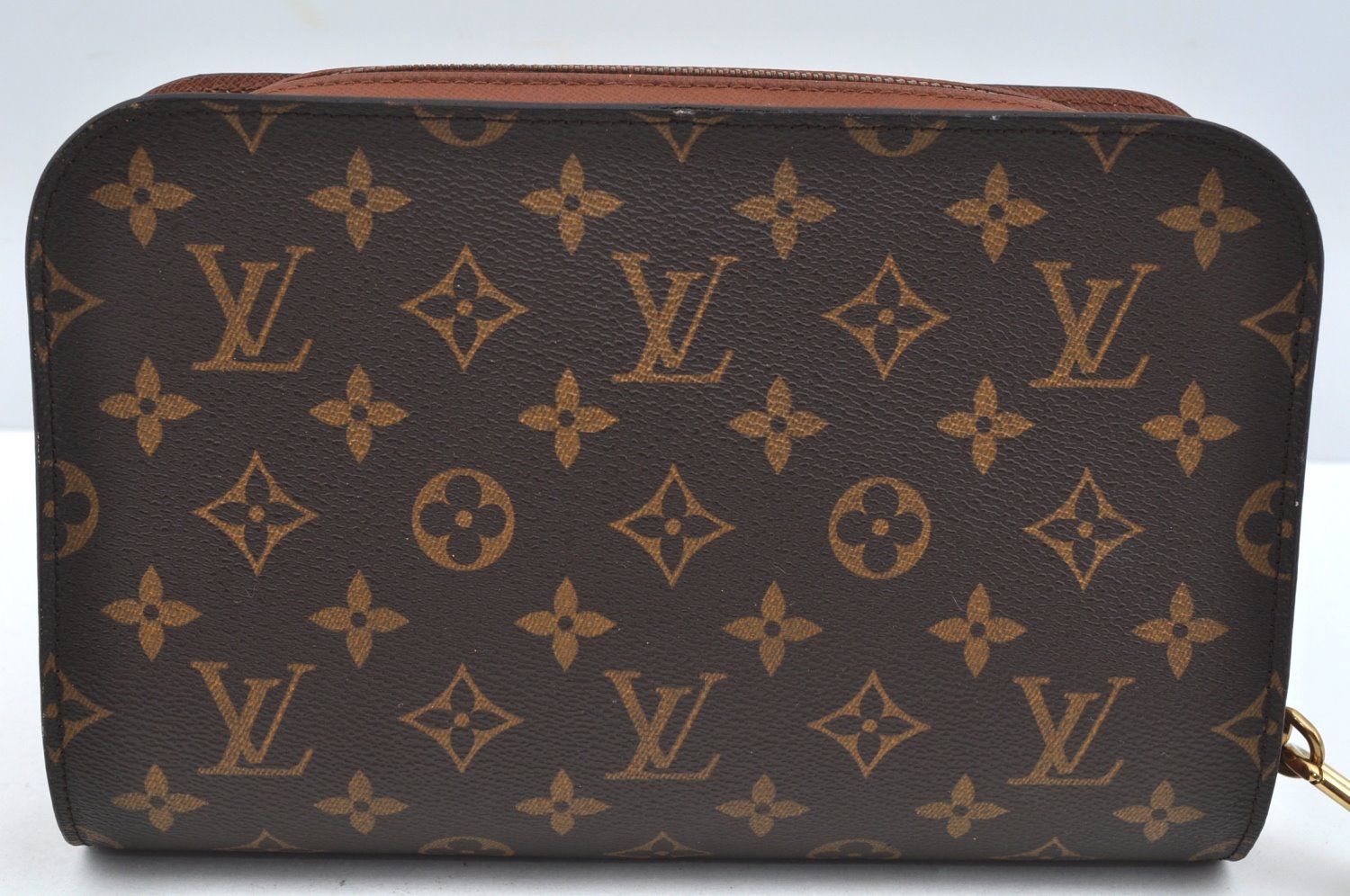 Authentic Louis Vuitton Monogram Orsay Clutch Hand Bag Purse M51790 Junk L0682