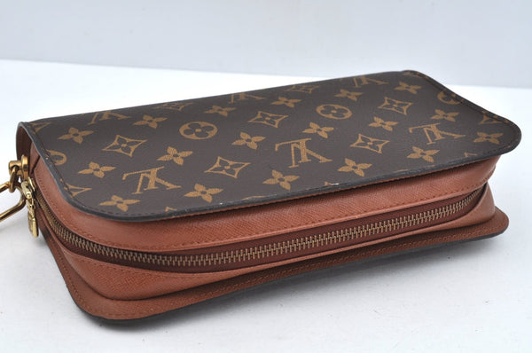 Authentic Louis Vuitton Monogram Orsay Clutch Hand Bag Purse M51790 Junk L0682