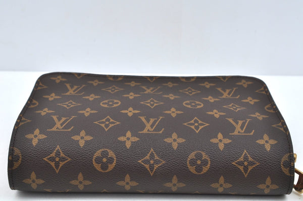 Authentic Louis Vuitton Monogram Orsay Clutch Hand Bag Purse M51790 Junk L0682