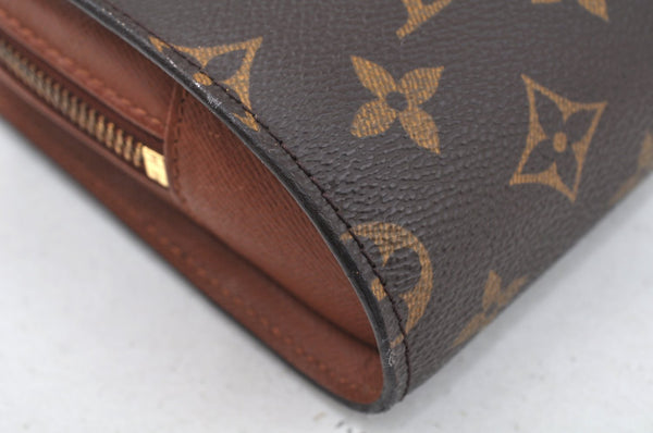 Authentic Louis Vuitton Monogram Orsay Clutch Hand Bag Purse M51790 Junk L0682