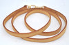 Authentic Louis Vuitton Leather Shoulder Strap Beige 47.2" LV L0684