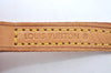 Authentic Louis Vuitton Leather Shoulder Strap Beige 47.2" LV L0684