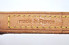 Authentic Louis Vuitton Leather Shoulder Strap Beige 47.2" LV L0684