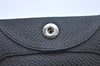 Authentic HERMES Pouch Leather Black L0685