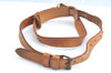 Authentic Louis Vuitton Leather Shoulder Strap Beige 41.3-44.5" LV L0697