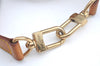 Authentic Louis Vuitton Leather Shoulder Strap Beige 41.3-44.5" LV L0697