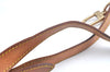 Authentic Louis Vuitton Leather Shoulder Strap Beige 41.3-44.5" LV L0697