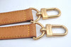 Authentic Louis Vuitton Leather Shoulder Strap Beige 40.2-47.2" LV L0698