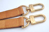 Authentic Louis Vuitton Leather Shoulder Strap Beige 40.2-47.2" LV L0698