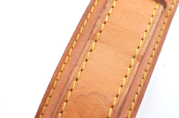 Authentic Louis Vuitton Leather Shoulder Strap Beige 40.2-47.2" LV L0698