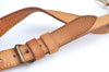 Authentic Louis Vuitton Leather Shoulder Strap Beige 39.4-46.5" LV L0699