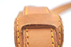 Authentic Louis Vuitton Leather Shoulder Strap Beige 39.4-46.5" LV L0699