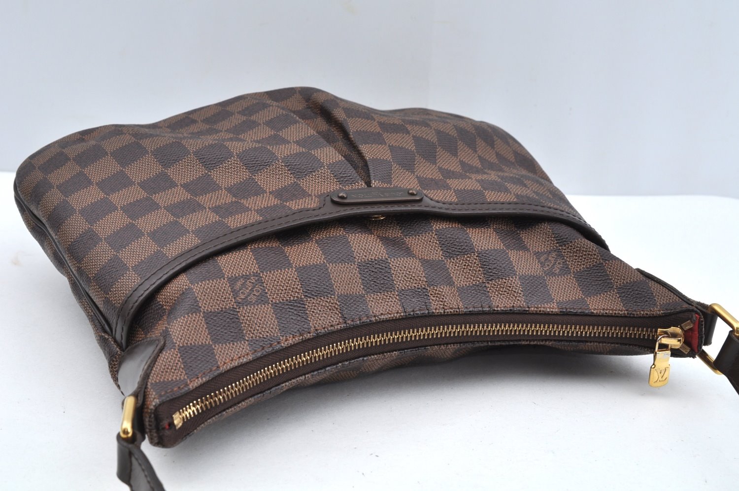 Authentic Louis Vuitton Damier Bloomsbury PM Shoulder Cross Bag N42251 LV L0701