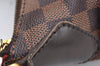 Authentic Louis Vuitton Damier Bloomsbury PM Shoulder Cross Bag N42251 LV L0701