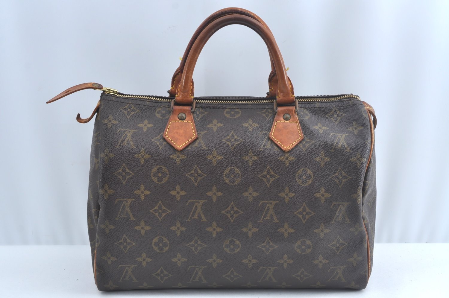 Authentic Louis Vuitton Monogram Speedy 30 Hand Boston Bag M41526 LV L0710