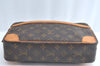 Authentic Louis Vuitton Monogram Compiegne 28 Clutch Hand Bag M51845 LV L0713