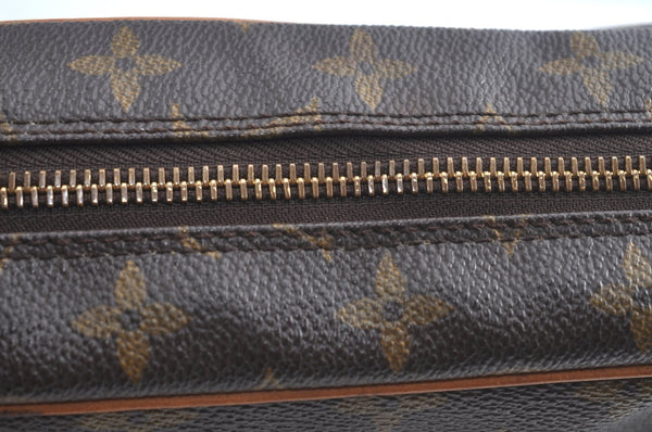 Authentic Louis Vuitton Monogram Compiegne 28 Clutch Hand Bag M51845 LV L0713