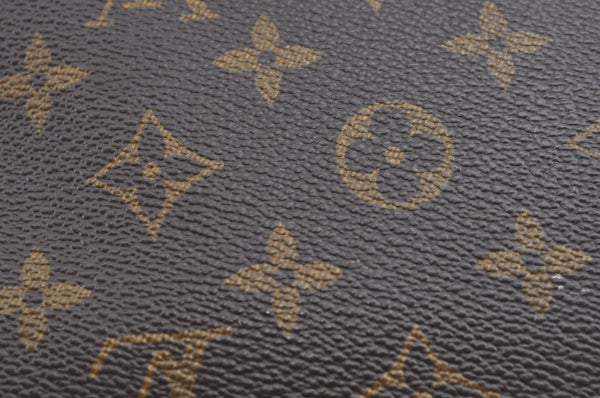 Authentic Louis Vuitton Monogram Compiegne 28 Clutch Hand Bag M51845 LV L0713