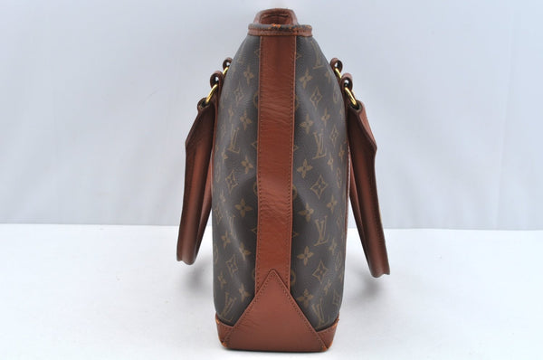 Auth Louis Vuitton Monogram Sac Weekend PM Vintage Tote Hand Bag M42425 LV L0718