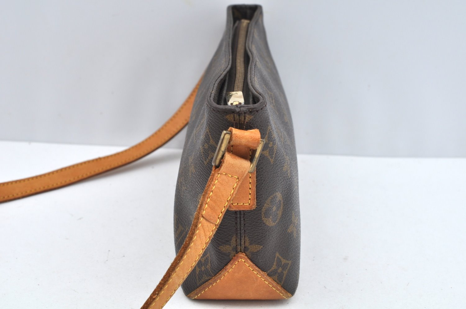 Authentic Louis Vuitton Monogram Trotteur Shoulder Cross Bag M51240 LV L0720