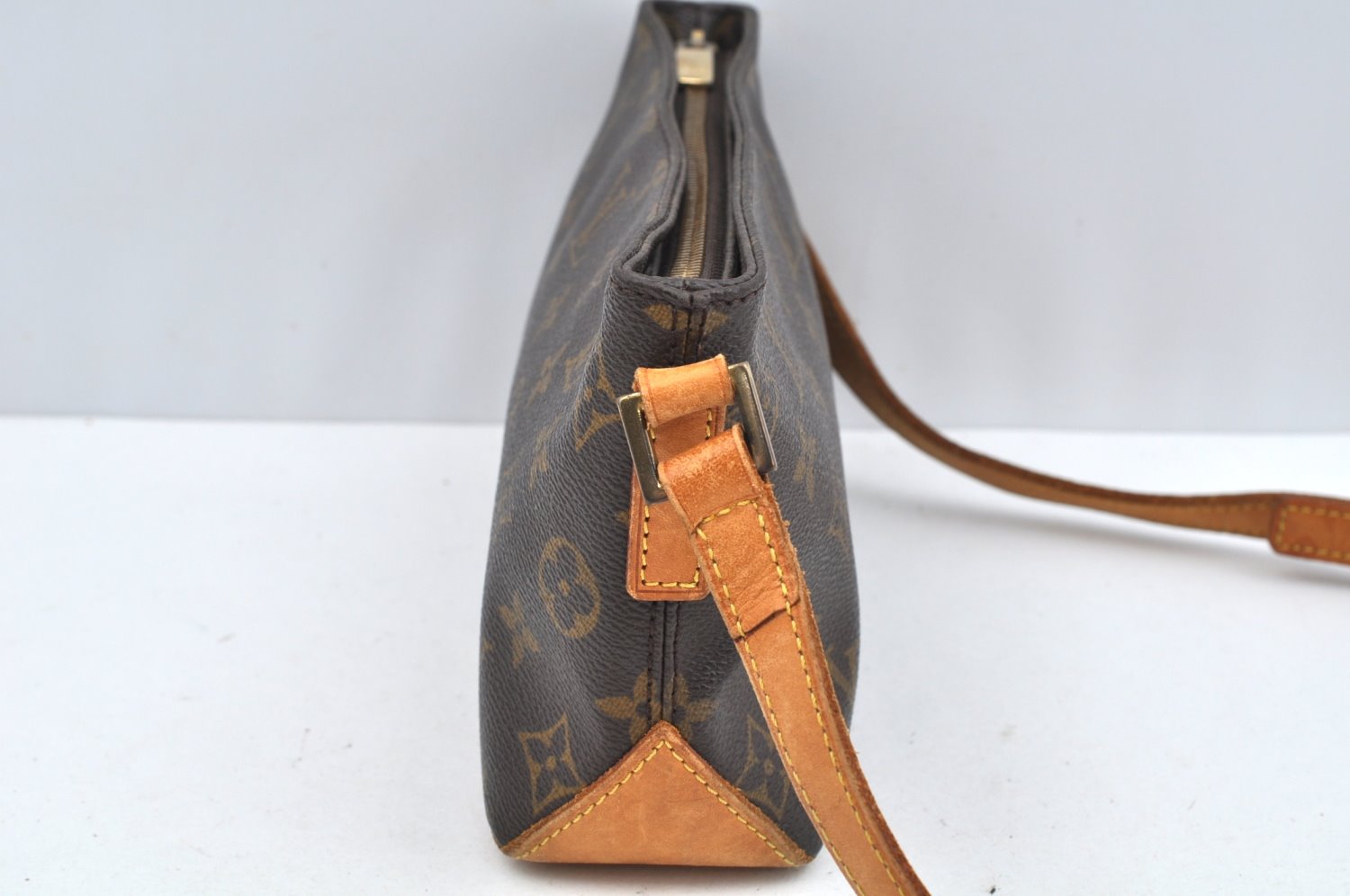 Authentic Louis Vuitton Monogram Trotteur Shoulder Cross Bag M51240 LV L0720