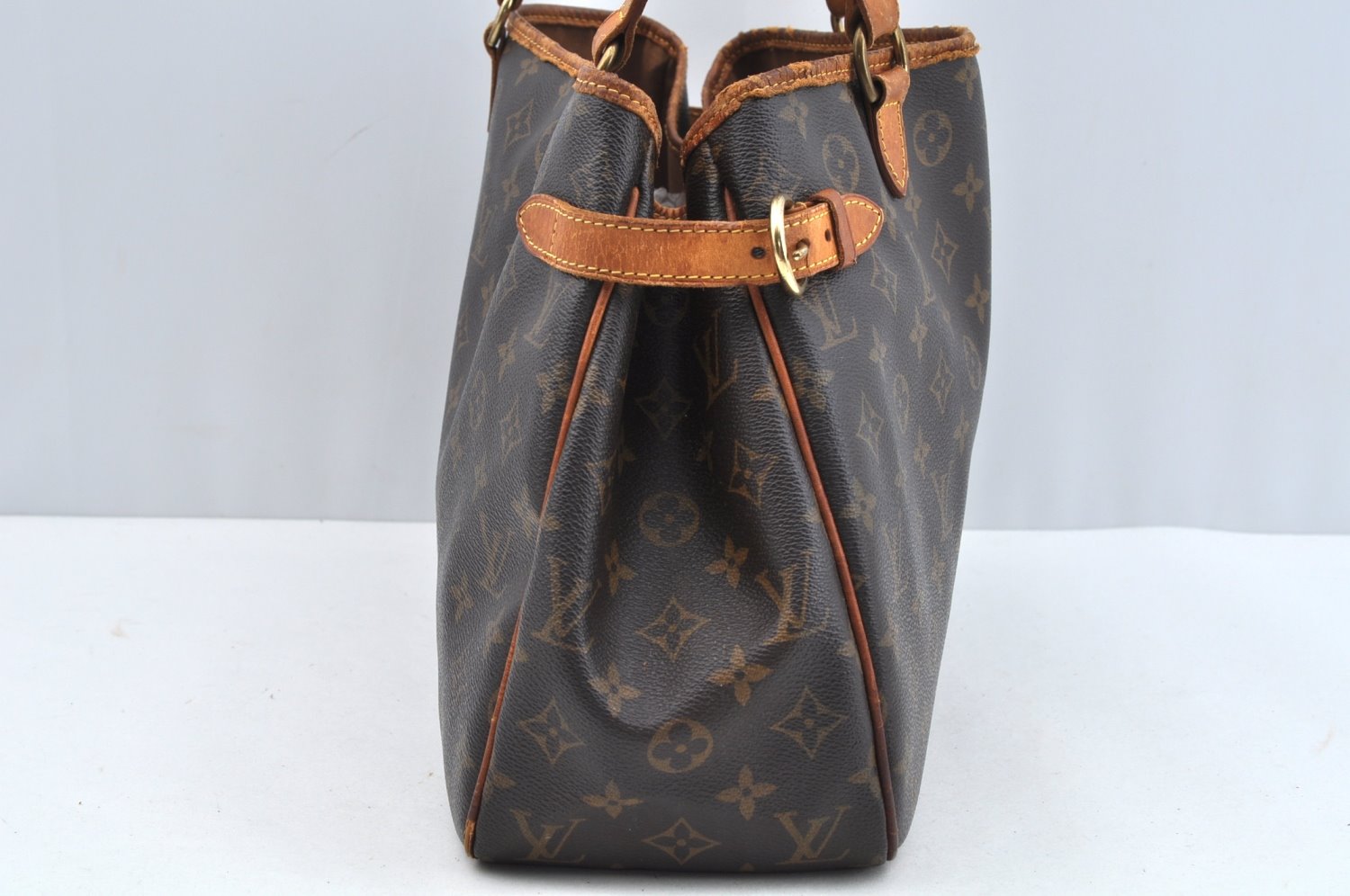 Authentic Louis Vuitton Monogram Batignolles Horizontal Tote Bag M51154 LV L0722