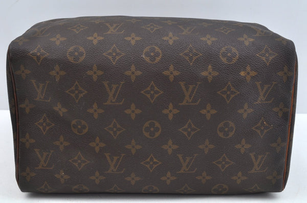 Authentic Louis Vuitton Monogram Speedy 30 Hand Boston Bag M41526 LV L0723