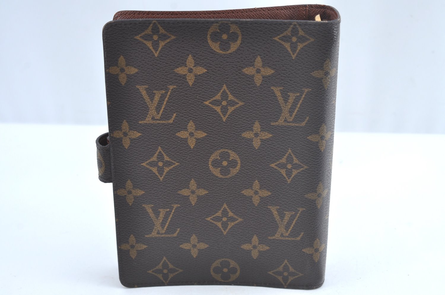 Authentic Louis Vuitton Monogram Agenda MM Notebook Cover R20004 LV L0748