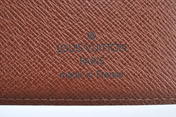 Authentic Louis Vuitton Monogram Agenda MM Notebook Cover R20004 LV L0748