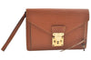 Auth Louis Vuitton Epi Pochette Sellier Dragonne Clutch Bag M52613 Brown L0749