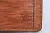 Auth Louis Vuitton Epi Pochette Sellier Dragonne Clutch Bag M52613 Brown L0749