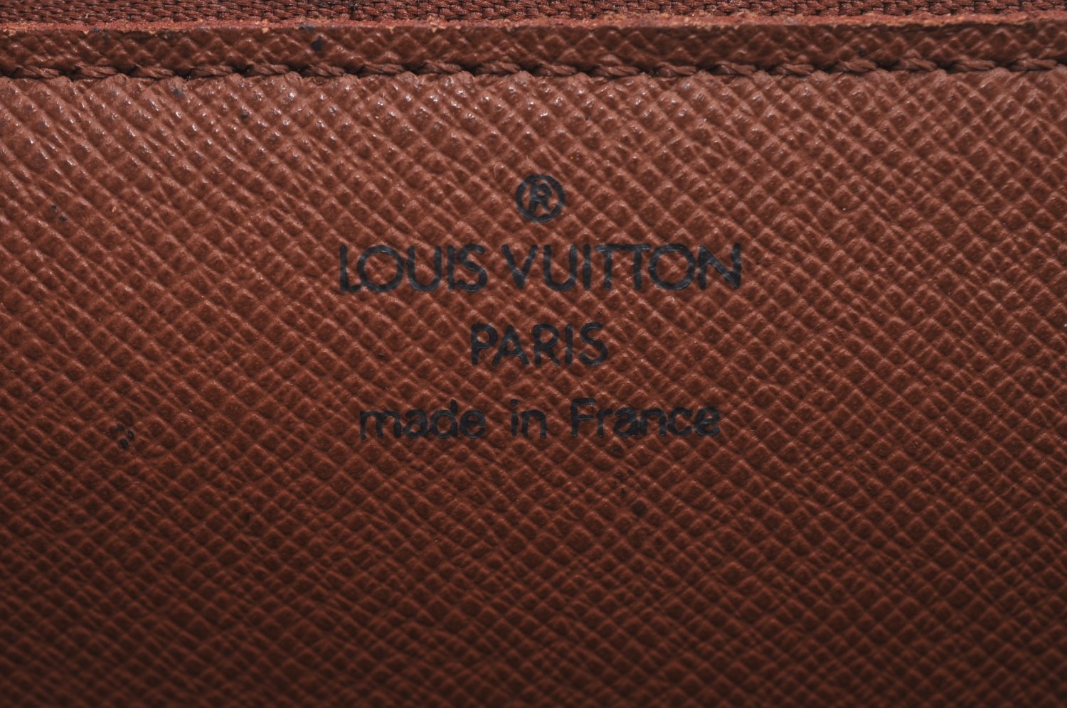 Auth Louis Vuitton Epi Pochette Sellier Dragonne Clutch Bag M52613 Brown L0749