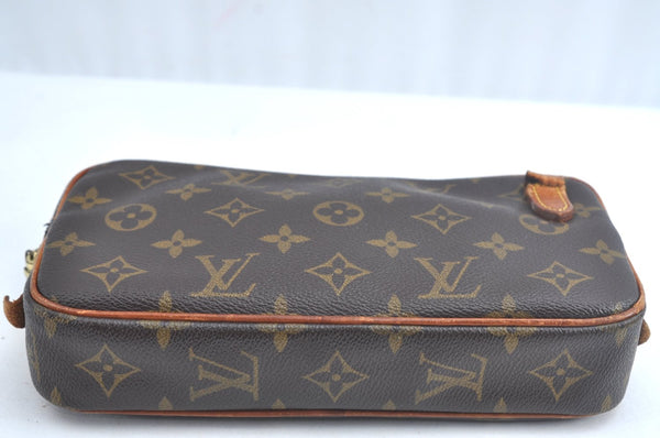 Auth Louis Vuitton Monogram Marly Bandouliere Shoulder Cross Bag LV Junk L0754