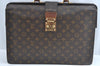 Authentic Louis Vuitton Monogram Serviette Fermoir Briefcase M53305 LV L0755