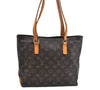 Authentic Louis Vuitton Monogram Cabas Piano Shoulder Tote Bag M51148 LV L0756