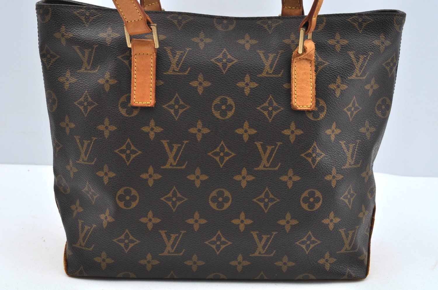 Authentic Louis Vuitton Monogram Cabas Piano Shoulder Tote Bag M51148 LV L0756