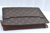 Authentic Louis Vuitton Monogram Pochette Homme Clutch Hand Bag M51795 LV L0757