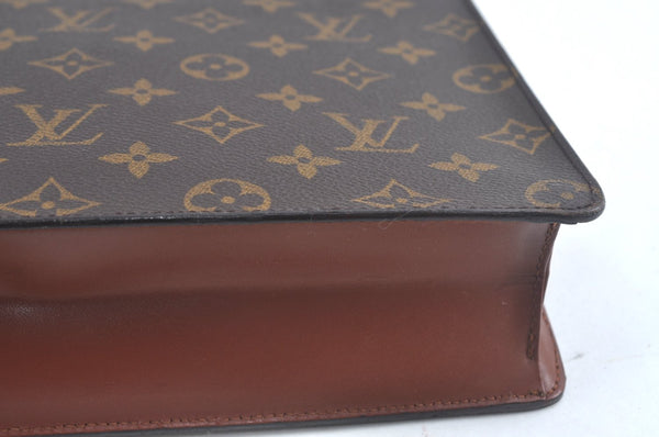 Authentic Louis Vuitton Monogram Pochette Homme Clutch Hand Bag M51795 LV L0757