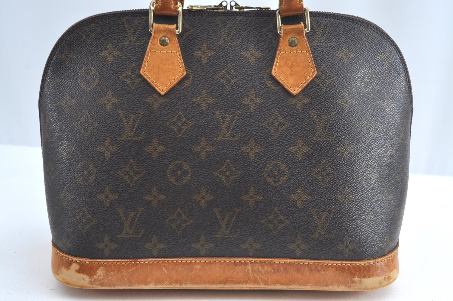 Authentic Louis Vuitton Monogram Alma Hand Bag Purse M51130 LV L0762