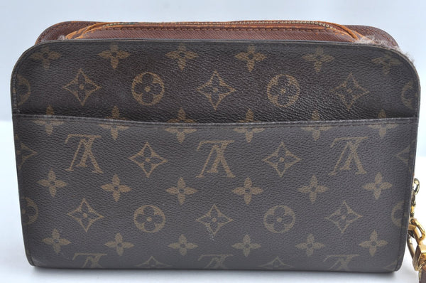 Authentic Louis Vuitton Monogram Orsay Clutch Hand Bag Purse M51790 LV L0763