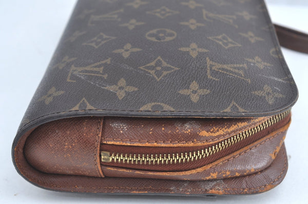 Authentic Louis Vuitton Monogram Orsay Clutch Hand Bag Purse M51790 LV L0763