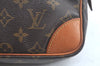 Authentic Louis Vuitton Monogram Compiegne 28 Clutch Hand Bag M51845 LV L0765