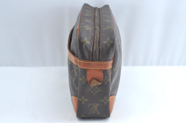 Authentic Louis Vuitton Monogram Compiegne 28 Clutch Hand Bag M51845 LV L0770