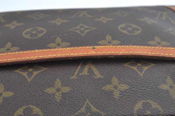 Authentic Louis Vuitton Monogram Compiegne 28 Clutch Hand Bag M51845 LV L0770